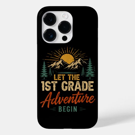 Lasst das Abenteuer der 1. Klasse beginnen Case-Mate iPhone Hülle (Rückseite)