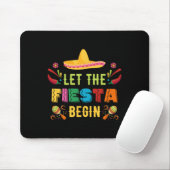 Lasst das Fest beginnen Lustiger Cinco De Mayo Mex Mousepad (Mit Mouse)