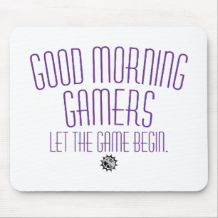 Lasst das Spiel beginnen Gamer-Zitat Mousepad