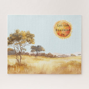 Lasst den Sonnenschein herein Sun Safari Puzzle