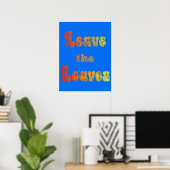 Lasst die Blätter Poster (Heimbüro)