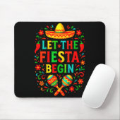 Lasst die Fiesta beginnen - Cinco de Mayo Party-Sp Mousepad (Mit Mouse)