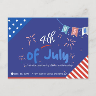 Lasst die Freiheit funkeln! Einladungspostkarte