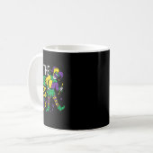 Lasst die gute Zeit rollen Narrenperle Lustiger Ma Kaffeetasse (Vorderseite Links)