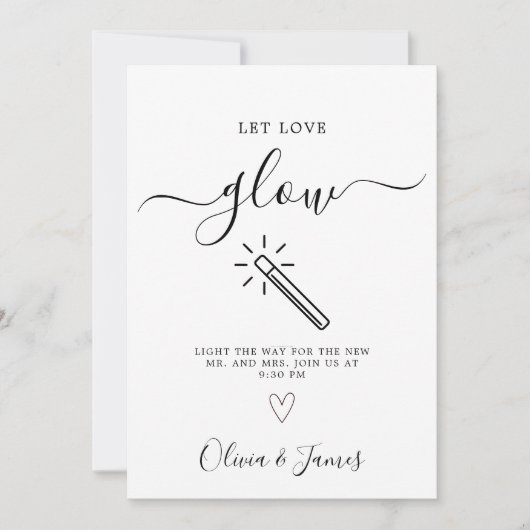 Lasst die Liebe erstrahlen Hochzeitsschild Vorlage (Vorderseite)