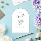 Lasst die Liebe funkeln Moderne minimalistische Ho Acryleinladungen (Insitu (Hochzeit))