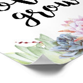 Lasst die Liebe wachsen Schild (Ecke)