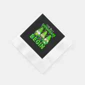 Lasst die Schabernack beginnen Serviette (Ecke)