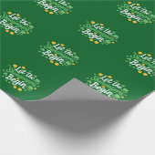 Lasst die Schelmereien beginnen Lustiger St. Patri Geschenkpapier (Ecke)