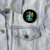 Lasst die Schelmereien beginnen Lustiger Trump St. Button (Beispiel)