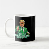 Lasst die Schelmereien beginnen St. Patrick's Day  Kaffeetasse (Links)