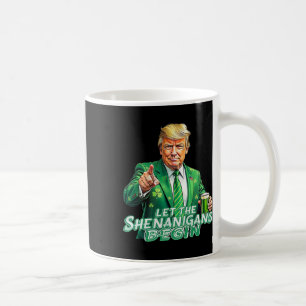 Lasst die Schelmereien beginnen St. Patrick's Day Kaffeetasse