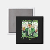 Lasst die Schelmereien beginnen Trump St. Patrick' Magnet (Vorderseite/Rückseite)