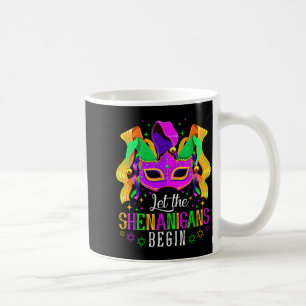 Lasst die Scherereien beginnen Jester Lustiger Mar Kaffeetasse