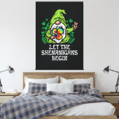 Lasst die Scherze beginnen Leinwanddruck (Insitu (Schlafzimmer))