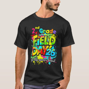 Lasst die Spiele beginnen Zweite 2. Klasse Feldtag T-Shirt