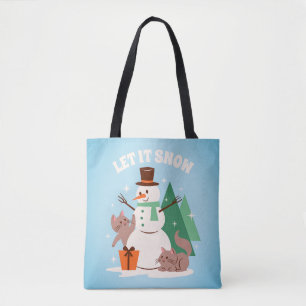Lasst es schneien Freunde Tasche