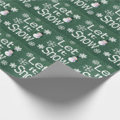 Lasst es schneien geschenkpapier (Ecke)
