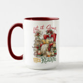 Lasst es schneien Ich werde lesen Tasse (Links)
