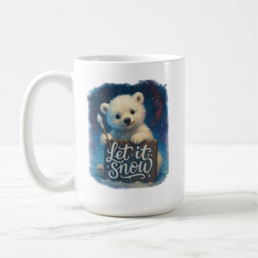 Lasst es schneien kaffeetasse (Links)