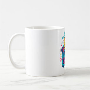 Lasst es schneien Vintage-Schreibmaschinen-Kunst Kaffeetasse