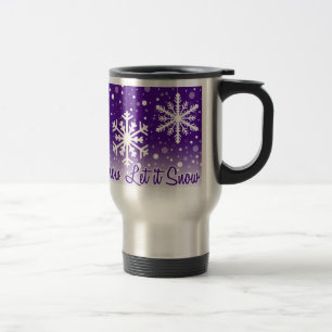 Lasst es schneien Violett - Tasse