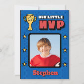 Lasst es uns kippen - Fußball Fußball mit Foto Einladung (Rückseite)