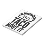 Lasst es uns taco machen notizblock (Rotiert)