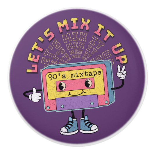 Lasst es uns vermischen keramikknauf (Vorderseite)