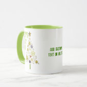 Lasst es uns Weihnachtsbaum-Familie schaffen, die Tasse (Vorderseite Links)