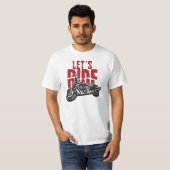 Lässt Fahrmotorrad entwerfen T-Shirt (Vorne ganz)