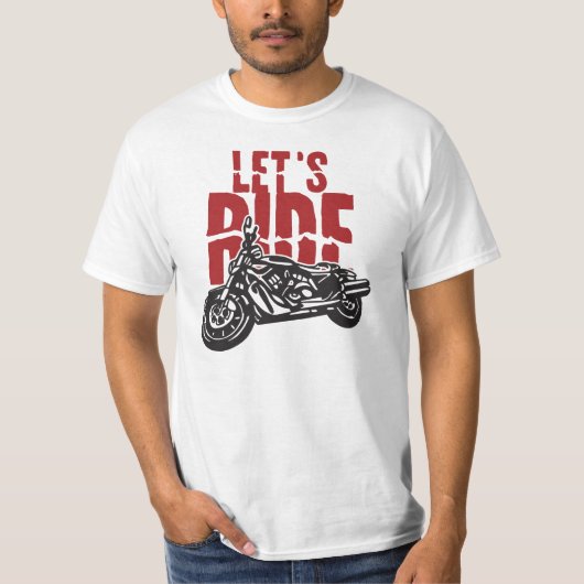 Lässt Fahrmotorrad entwerfen T-Shirt (Vorderseite)
