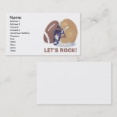 Lässt Felsen Visitenkarte (Vorne/Hinten)