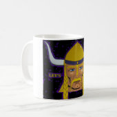 Lässt Felsen-Wikinger-Kaffee-Tasse Kaffeetasse (Vorderseite Links)