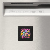 Lasst Freundlichkeit blühen Seid freundliche Blume Magnet (In Situ (Geschirrspüler))