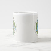 Lässt gehen Reise Jumbo-Tasse (Vorderseite)