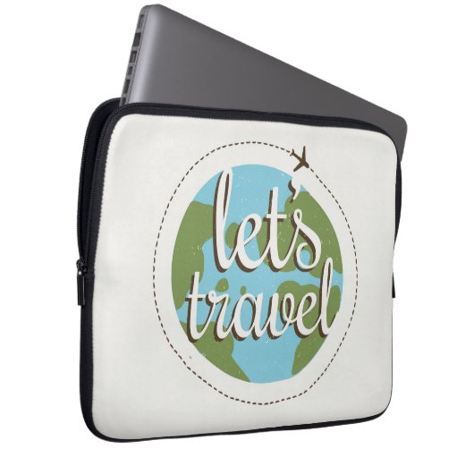 Lässt gehen Reise Laptopschutzhülle (Vorne Rechts)