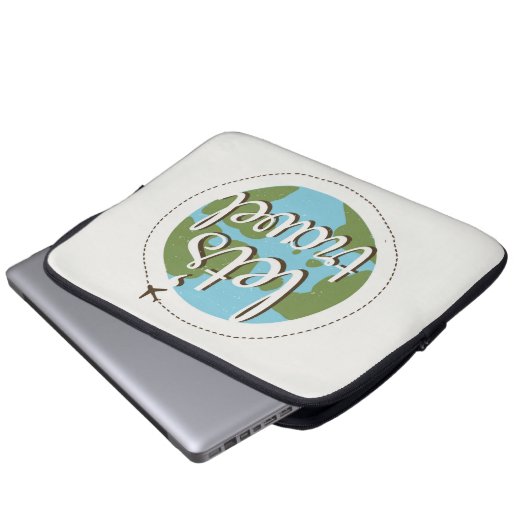 Lässt gehen Reise Laptopschutzhülle (Vorne Knopf)