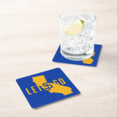 lässt gehen SJ Rechteckiger Pappuntersetzer (Vor Ort)