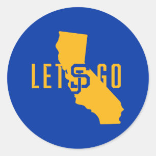 lässt gehen SJ Runder Aufkleber