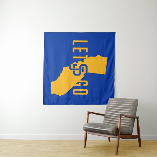 lässt gehen SJ Wandteppich (Beispiel (Horizontal))