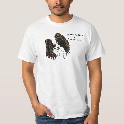 Lässt Gespräch Papillons T-Shirt (Vorderseite)