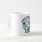 Lasst Grönland in Ruhe Kaffeetasse (Vorderseite Links)
