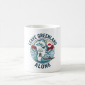 Lasst Grönland in Ruhe Kaffeetasse (Mittel)