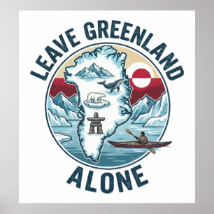 Lasst Grönland in Ruhe Poster