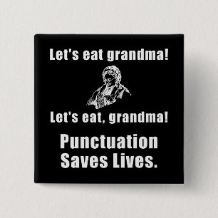 Lässt Großmutter essen Button