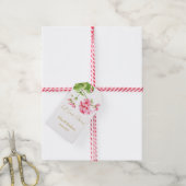 Lasst Liebe wachsen Geranium-Samenpackung Hochzeit Geschenkanhänger (Mit Garn)