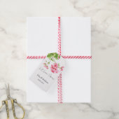Lasst Liebe wachsen Geranium-Samenpackung Hochzeit Geschenkanhänger (Mit Garn)