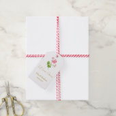 Lasst Liebe wachsen Geranium-Samenpackung Hochzeit Geschenkanhänger (Mit Garn)