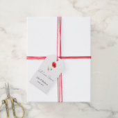 Lasst Liebe wachsen Mohnsamen-Päckchen Hochzeit Geschenkanhänger (Mit Garn)